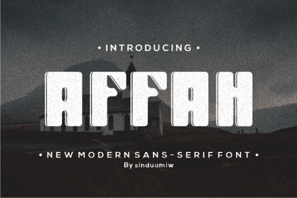 Affah Font: A Simple Typeface That Boosts Brand Identity