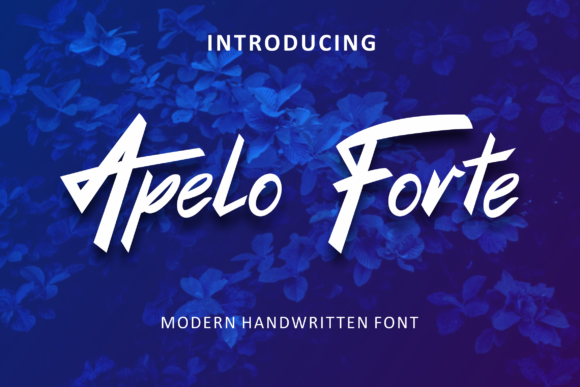 Apelo Forte: A Script Font That Elevates Editorial Design
