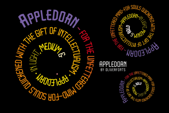 Appledorn Font: A Bold Statement for Digital Design