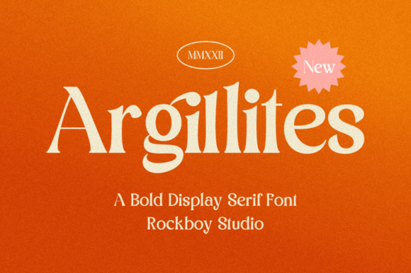 Argillites Font: A Bold Serif for Your Brand