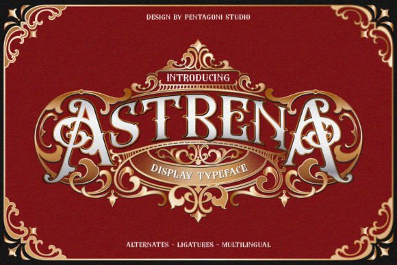 Astrena: The Bold Blackletter Typeface for High-Impact Campaigns
