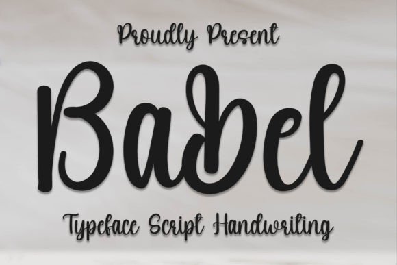 Babel: A Bold Typeface for Editorial Design