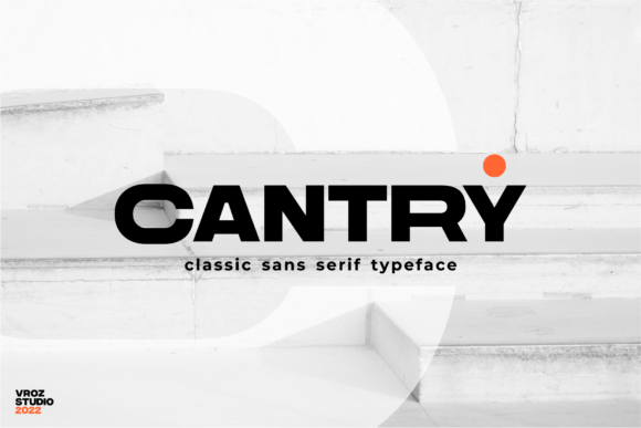 Cantry Typeface: A Bold Choice for Modern Branding Projects