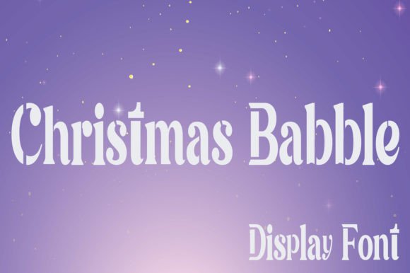 Christmas Babble Font Review: A Bold, Fun Typeface for Creative Projects