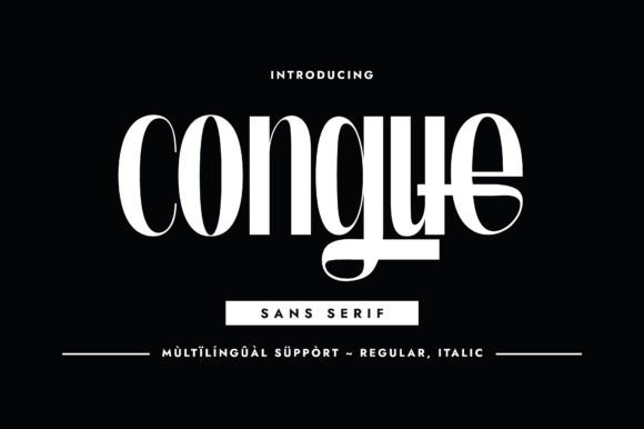 Congue Font: A Modern Typeface for Professional Branding