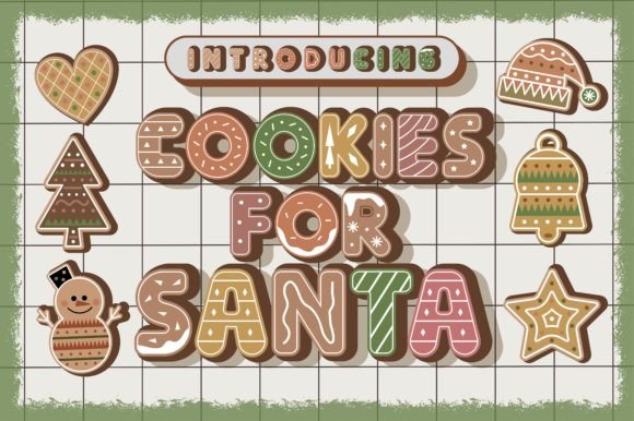 Cookies for Santa: A Festive Typeface for Holiday Campaigns