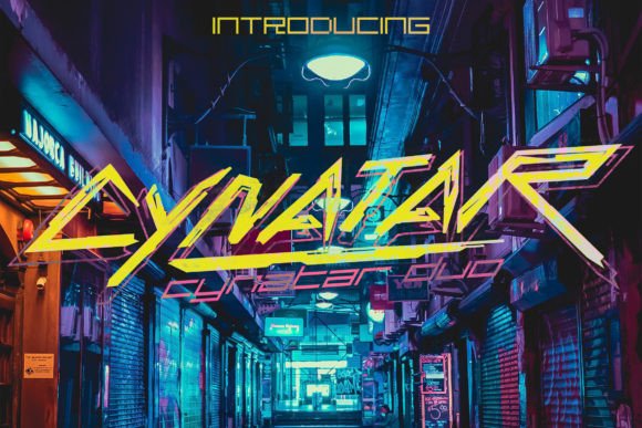 Cynatar Typeface: A Bold Display Font for Digital Branding