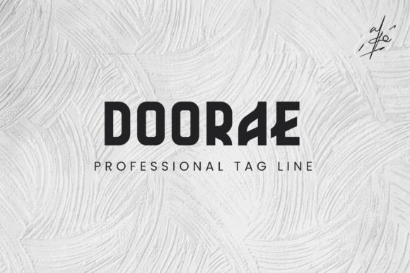 Doorae: A Modern Typeface for Real-World Design