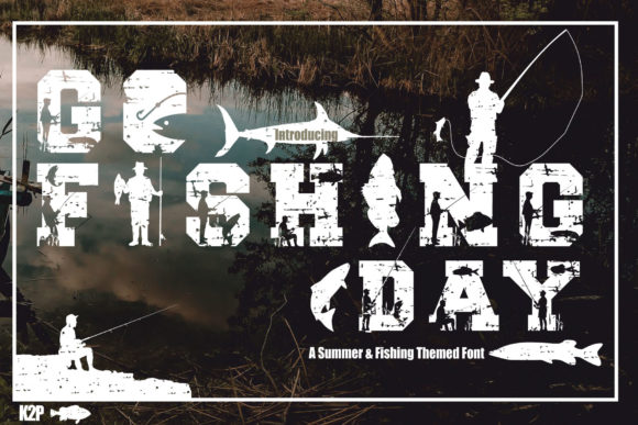 Go Fishing Day: A Decorative Font for Bold Digital Design
