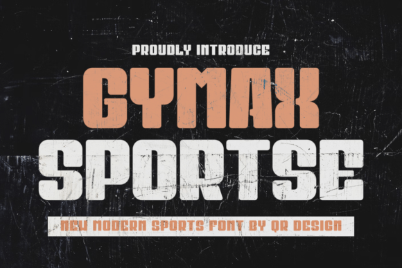 Gymax Sportse: A Bold Typeface for Digital Branding