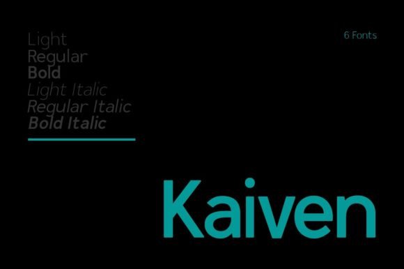 Kaiven Font: A Practical Typeface for Campaign Design