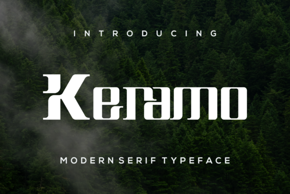 Keramo: A Bold Serif Typeface for Editorial Design