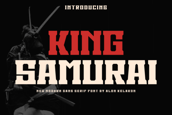 King Samurai Font: A Bold Typeface for Modern Web Design