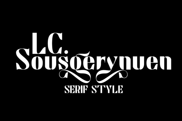 LC Sousgerynuen: A Serif Font for Editorial Elegance