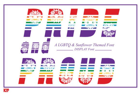 Pride and Proud: A Bold Typeface for Creative Projects
