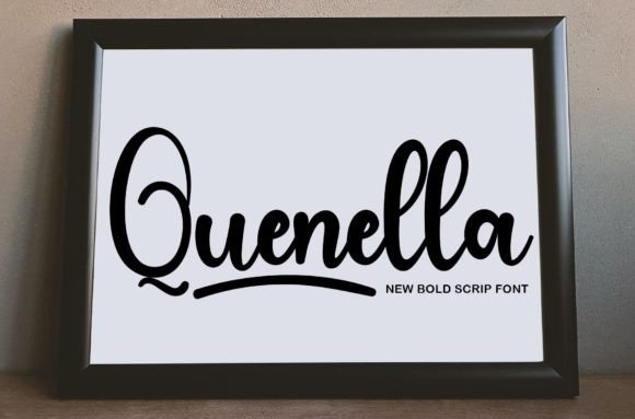 Quenella Font Review: A Bold Handwritten Typeface for Campaigns