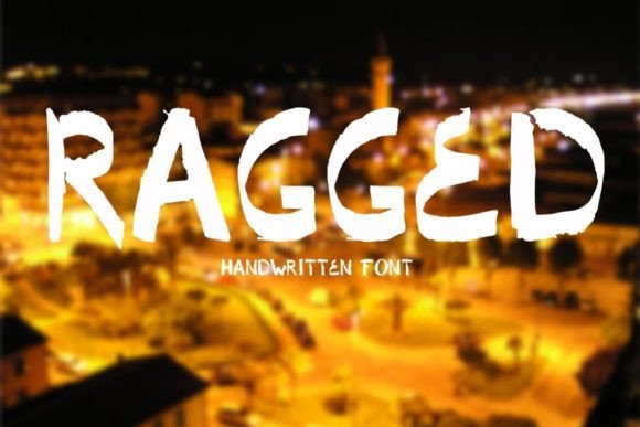 Ragged: A Bold Handwritten Font for Makers and Designers