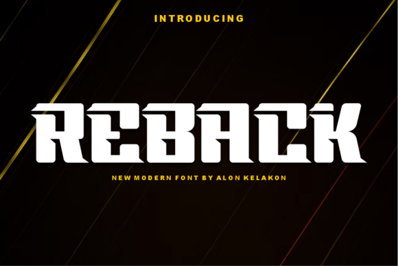 Reback Typeface: A Fresh Slab Serif for Branding Projects