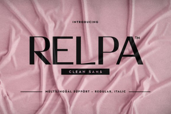 Relpa: A Versatile Sans Serif for Everyday Design