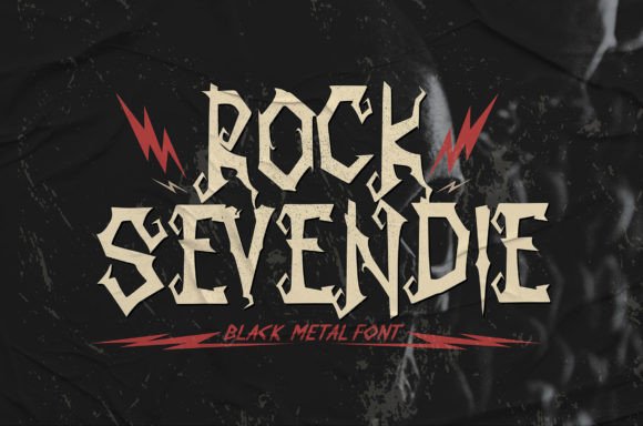 Rock Sevendie: A Bold Blackletter Typeface for Web Design