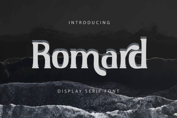 Romard Typeface: Crafting Bold Campaigns with a Premium Serif Font