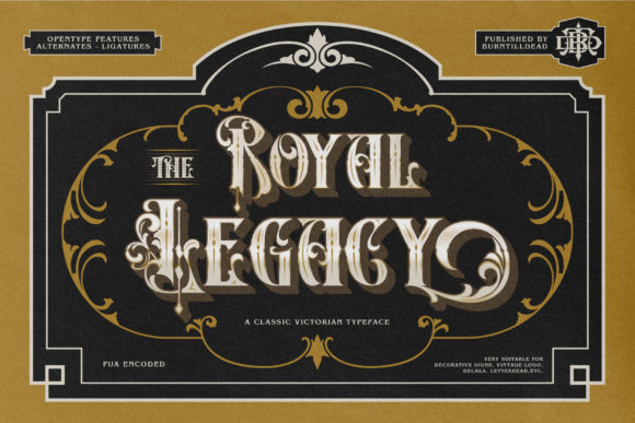 Royal Legacy: A Stylish Serif Typeface for Editorial Design