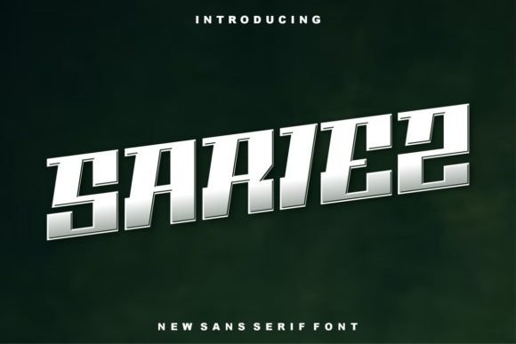 Sariez Font: A Bold Typeface for Powerful Branding