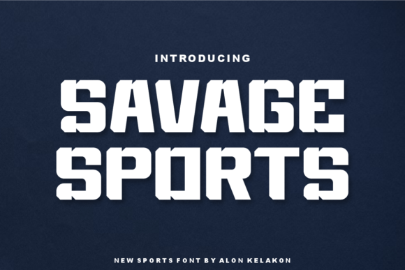 Savage Sports Font: A Bold Choice for Dynamic Branding