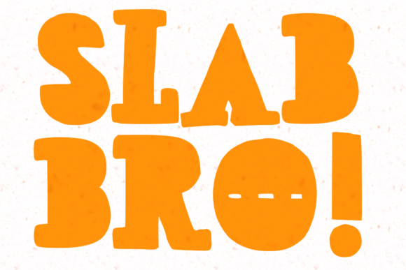 Slab Bro: A Bold Slab Font for Creative Makers