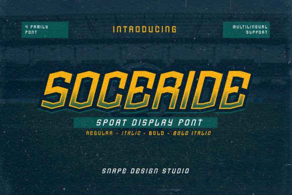 Soceride Font: A Bold Choice for Business Branding
