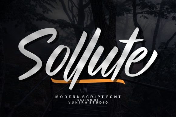 Sollute: A Handwritten Font for Professional and Stylish Branding