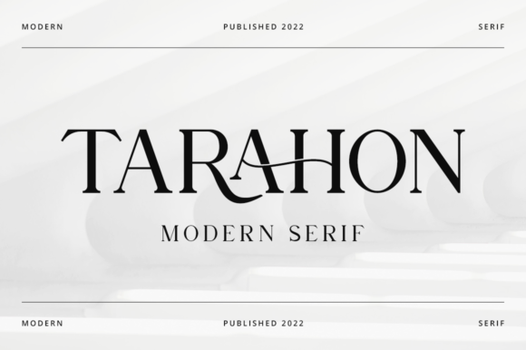 Tarahon Font: A Bold Serif for Beautiful Craft Projects