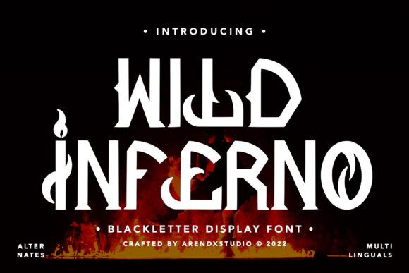 Wild Inferno Font: A Bold Typeface for Digital Branding